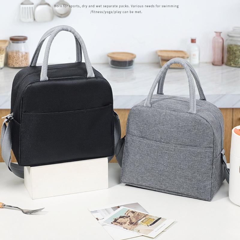 Lunch Bag Tote Bag Leakproof Bento Bag for Women Men Adult Teen Reusable Insulated Lunch Bag for Outdoor Picnic Handbag