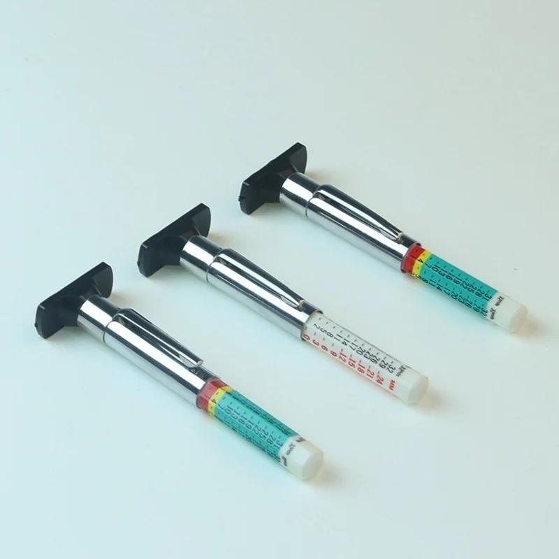 0-25mm Handheld Car Tire Depth Thread Gauge Meter Measurer Auto Wheel Diagnostic Tool Color Indicator