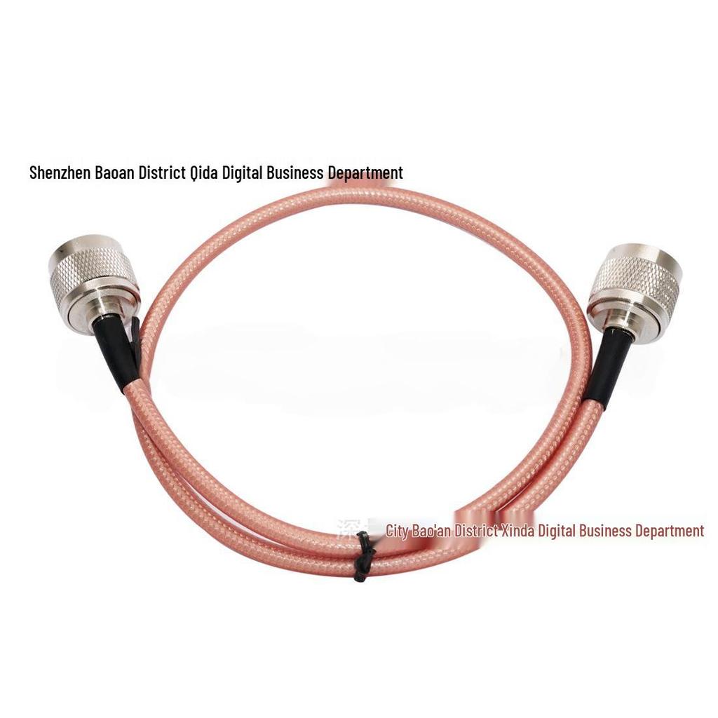 RF Connection Cable: N Male to N Male, Double Shielded RG142 with N-J/N-J L16-JJ Adapter Jumper.