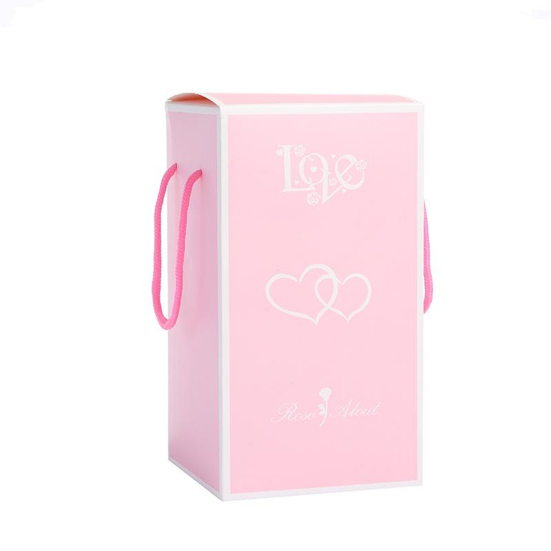Creative and romantic Qixi Festival gifts, eternal flower luminous ornament lighting, student desktop led light ornament