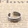 Orris Toe Ring, 925 Sterling Silver, Adjustable Size, Simple, Men's (Ethnic)