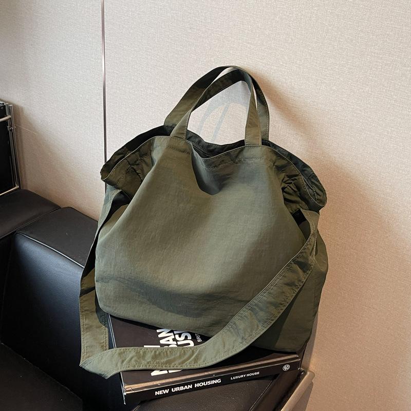 Simple and Lightweight Handheld Cloth Bag Bag Women's New Casual Tote Bag Large-capacity Shoulder Messenger Bag