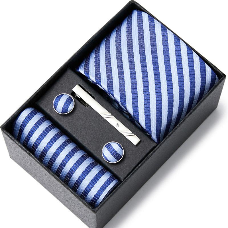 Nouvelle Cravate pour Homme Six Pièces Affaires Mariage Cravate pour Homme