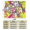 Aggretsuko Cartoon Band Warm Soft Blanket  Child Plush Bedding Throws Street Trend Couch Bed Flannel Bedspread Sofa Bed Cover