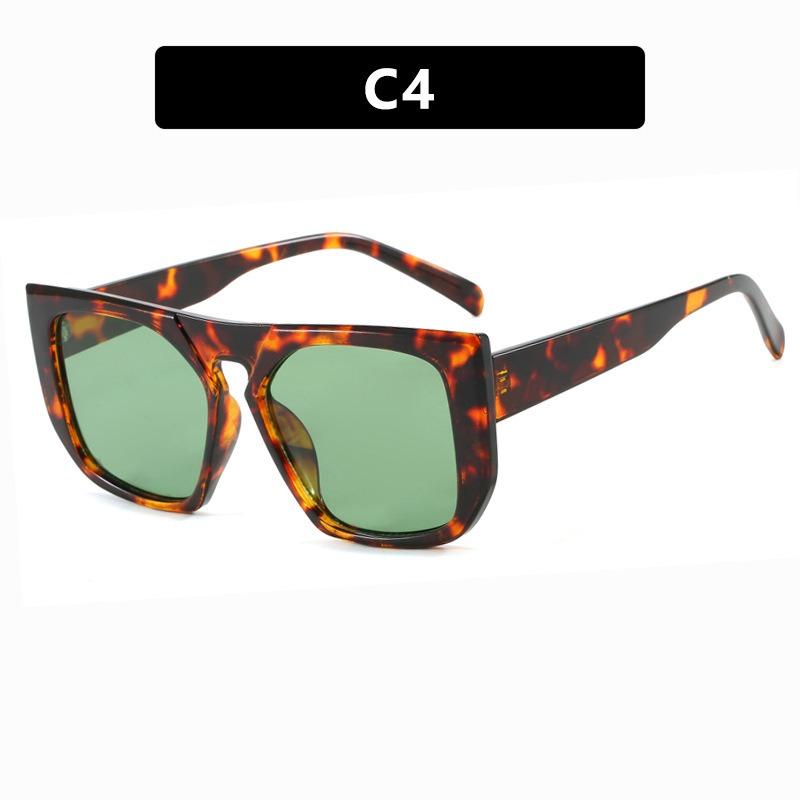 New Fashion Square Sunglasses Women Men Colorful UV400 Sun Glasses Trendy Party Travel Accessories