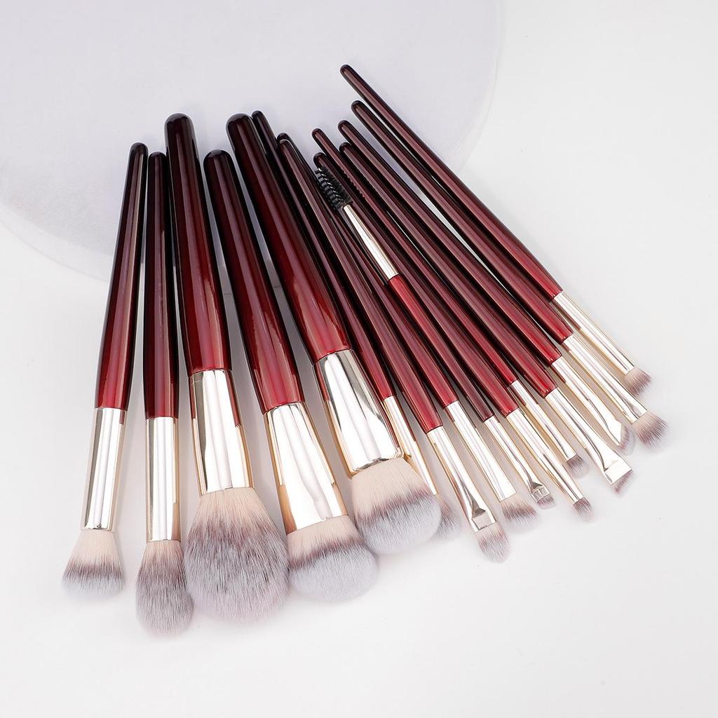 Hot-Selling 15-Piece Professional Synthetic Makeup Brush Set - Multi-functional Beauty Tools