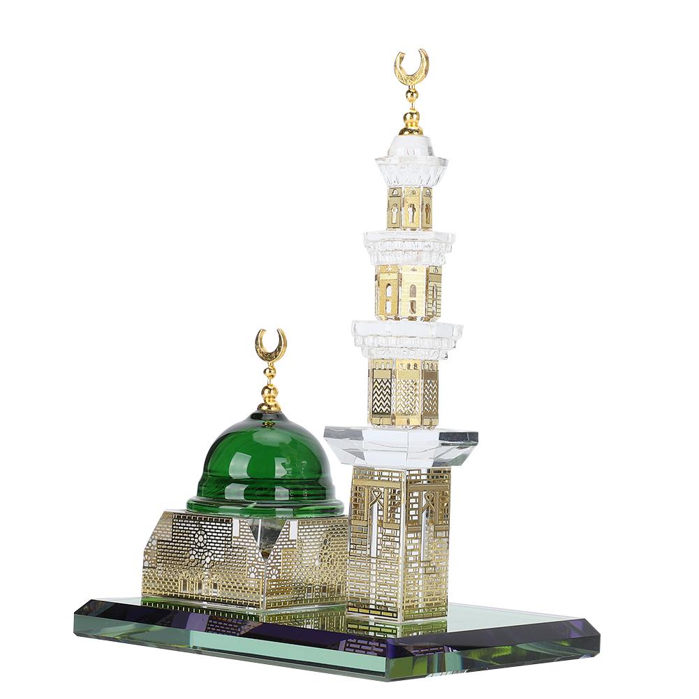 1 Set Muslim Kaaba Dome Mosque Islamic Desktop Ornament Table Car Decor Crafts Gifts