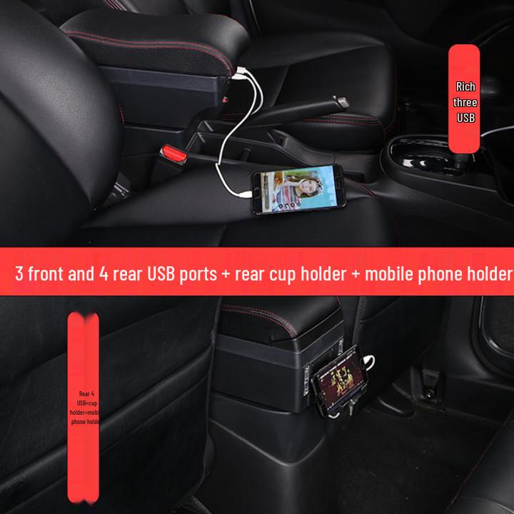 Daihatsu Sirion Overseas Center Console Armrest Storage Box