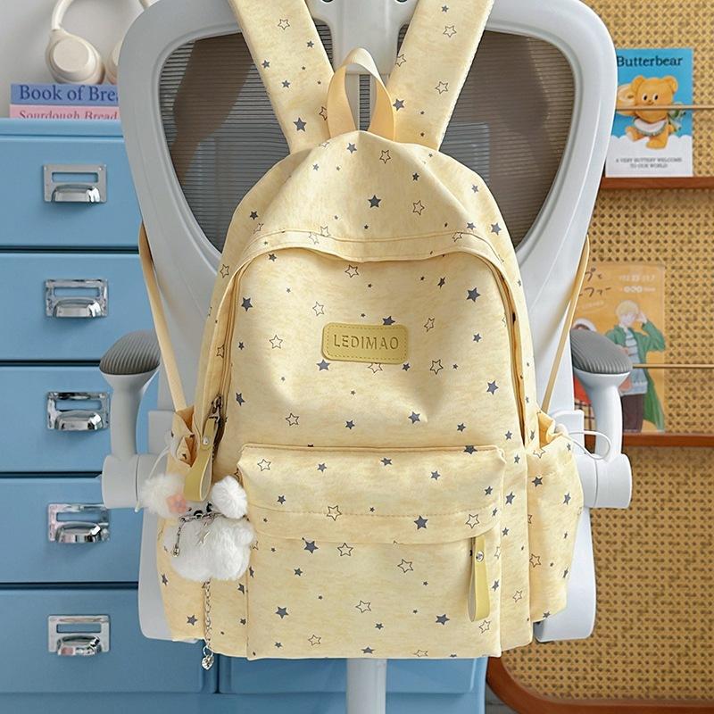 Schoolbag Mori Small Fresh Star Schoolbag for Junior High School Students Cute Backpack for Women High-end Sense Lightweight Men's and Women's 