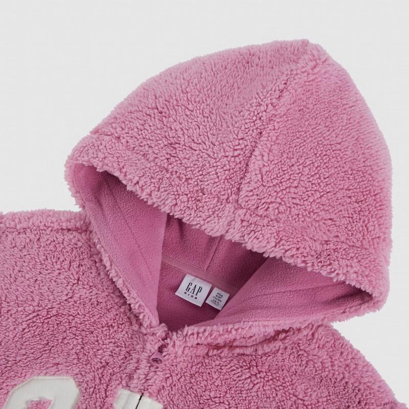 Gap Girls' Embroidered Fleece Hooded Sweatshirt