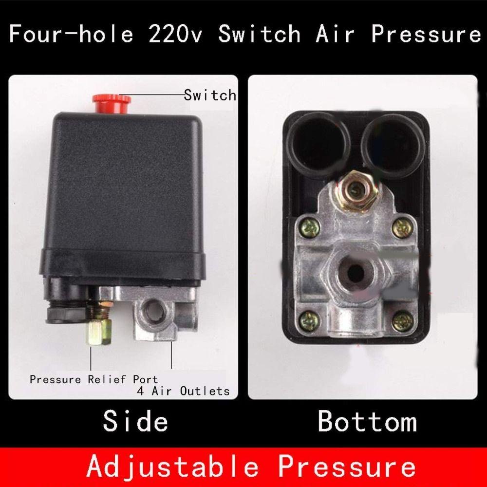 220V Air Compressor 90-120PSI Pressure Switch Accessories Control Valve Air Compressor Parts
