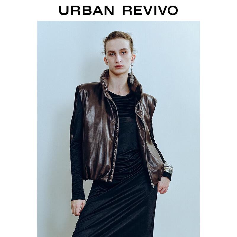 

UR Women s 2025 Fall Oversized Stand Collar Padded Vest S