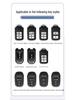9.5th Gen Accord Civic Spirior Binzhi XRV Folding Key Case with Special Buckle