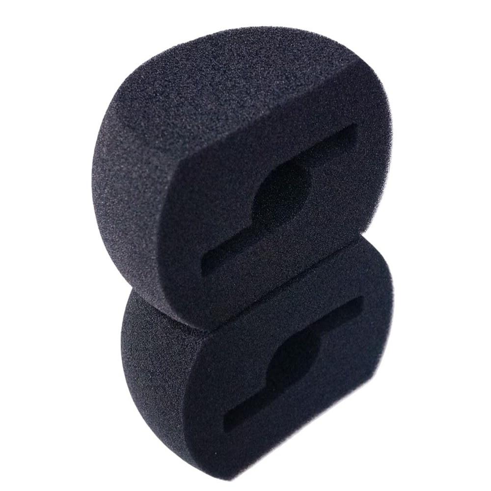 V-MOTA Microphone Wind Screen Foam Cover for Zoom H4N PRO 2 Pcs Wind Noise Reduction Black