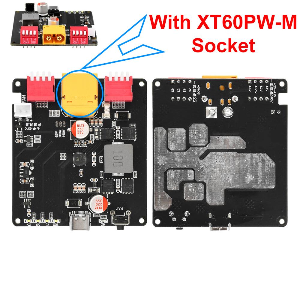 140W 2S 3S 4S 5S 6S Lithium Battery Charging Board Bidirectional Fast Charging Li-ion Lifepo4 BMS Charger Type-C IP2366 PD3.1
