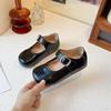 Girls' Princess Leather Mary Jane Shoes - Soft Sole for Babies and Little Girls