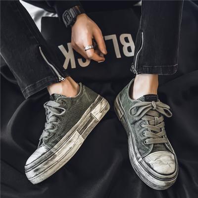 Retro Canvas Schuhe für Herren Plateau Skateboard Dirty Shoes Herren Streetwear Herren Vulkanisierte Schuhe Studenten Canvas Freizeit Sneaker