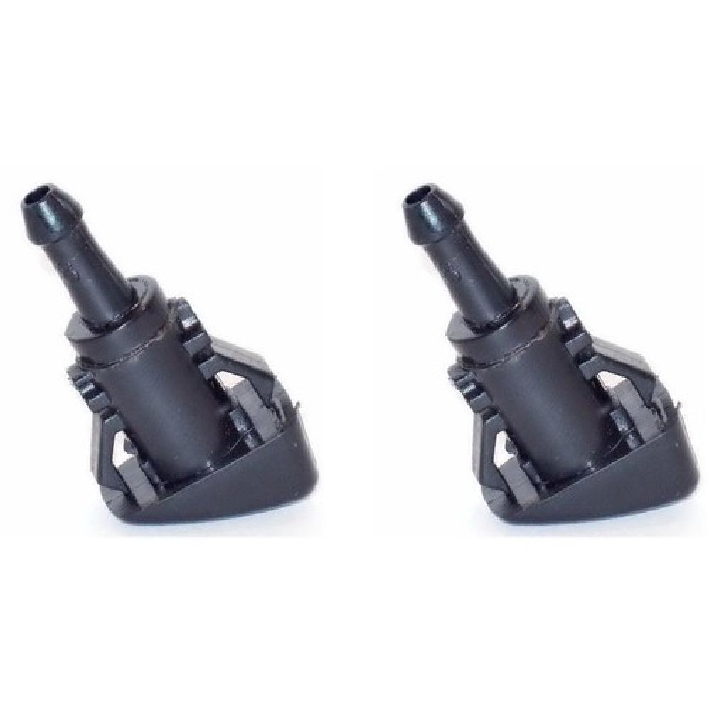 2 Pcs Windshield Washer Nozzle Front L/R Fits: Chrysler Dodge Ram 2001-