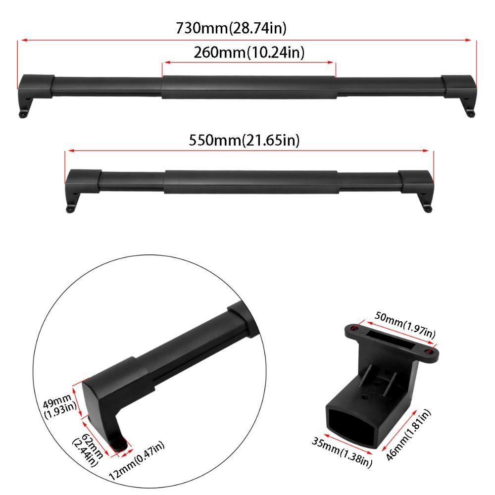 Aluminum RV Screen Door Handle Adjustable Aluminum Crossbar RV Entry Handle  RV Screen Door