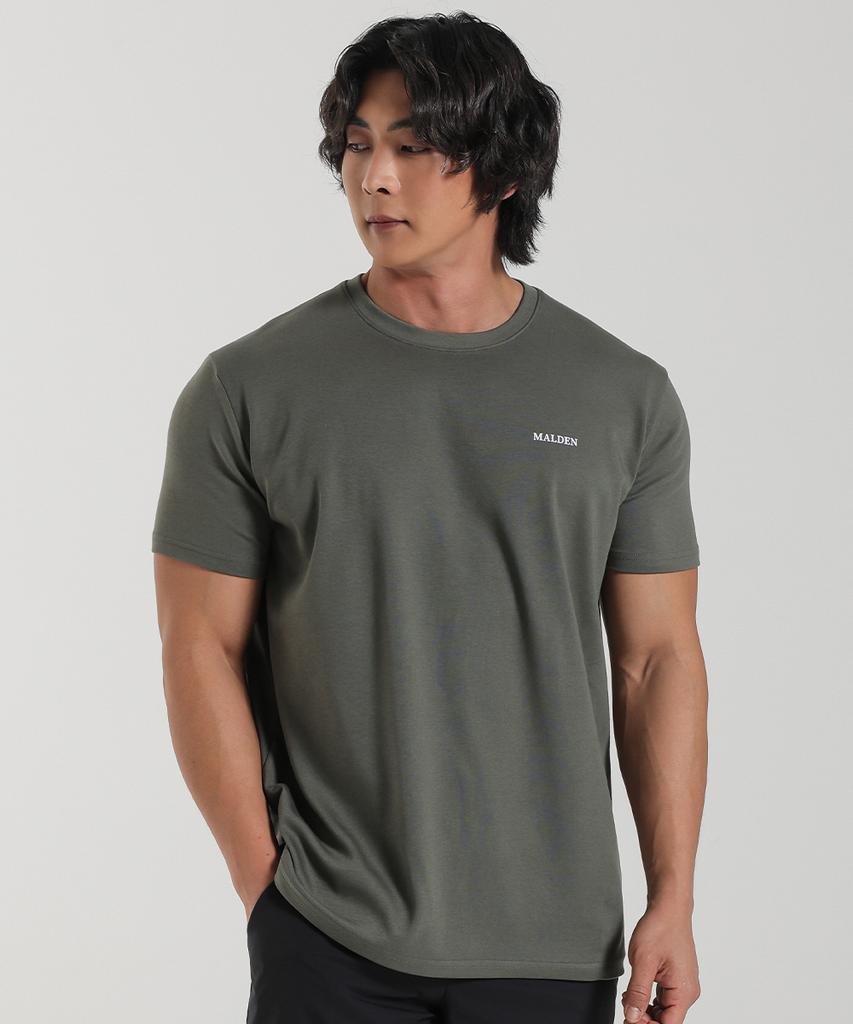 Moldeun Basic Semi-Overfit Logo T-Shirt