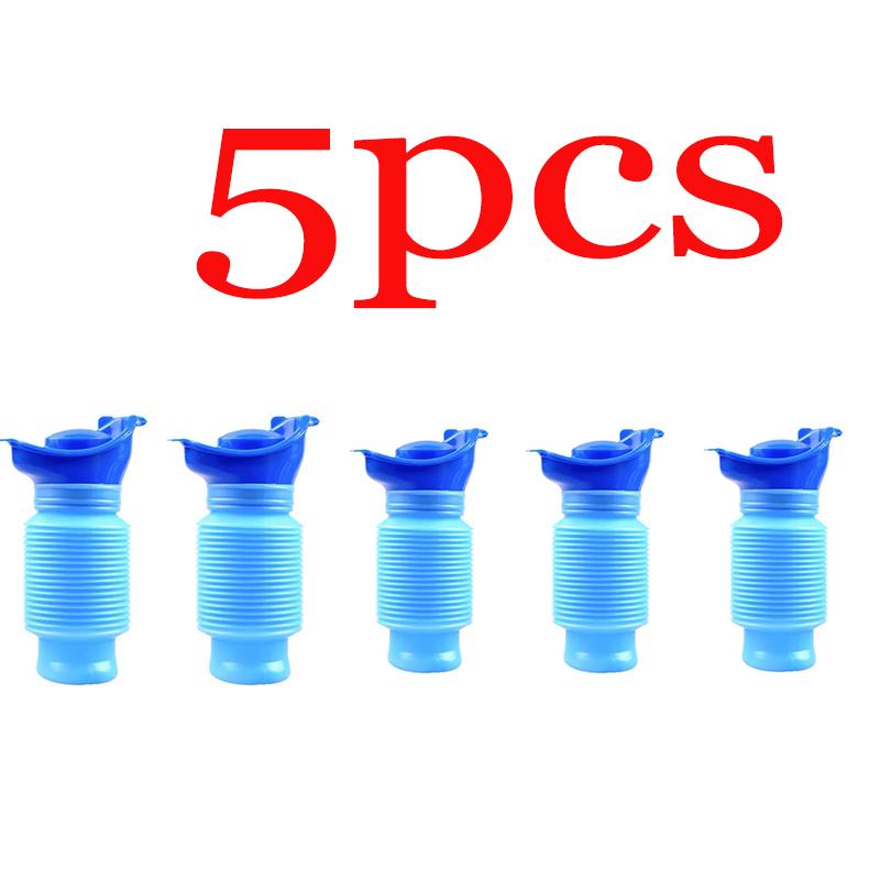 750ML Outdoor Portable Urine Bag Women Men Children Mini Toilet for Travel Camp Hiking Potty Children Training Foldable Ansblue