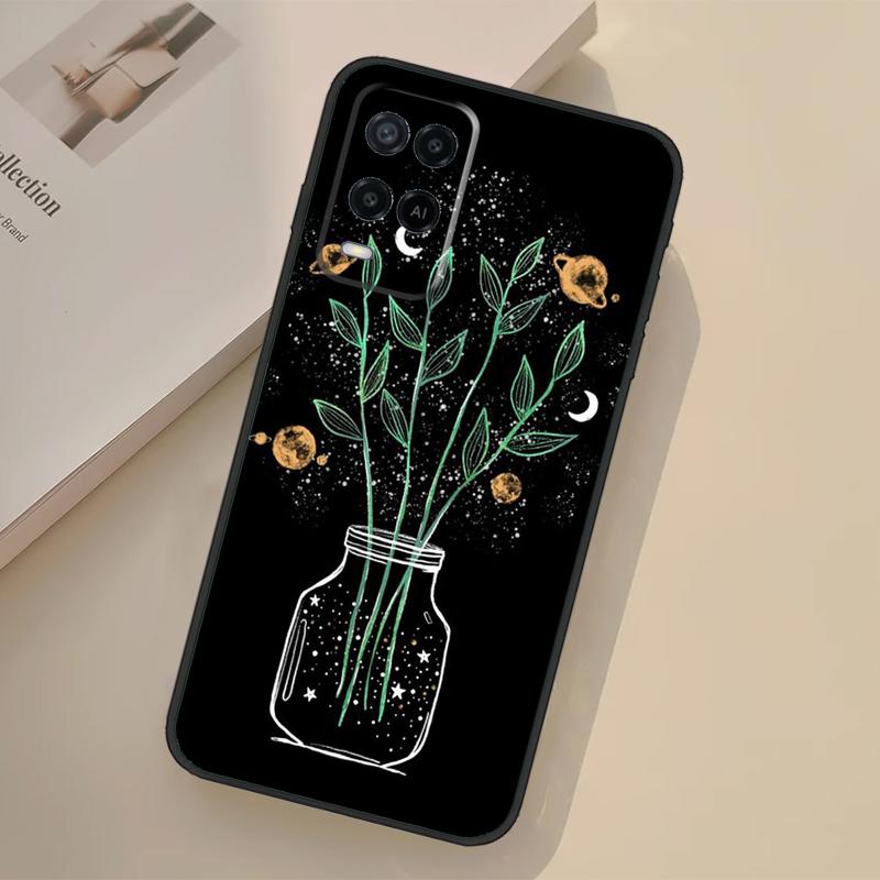 Étoiles Constellations Soleil Lune Coque Pour Oppo A5 Pro A15 A17 A57 A77 A18 A38 A58 A78 A98 A96 A76 A16 A94 A74 A54 A40 A60 A80