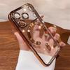 Luxury Plating Transparent Soft TPU Magsafe Case for iPhone 17 Pro Max Air 13 14 15 16 12 11 Pro Max 16E Plus Silicone Cover