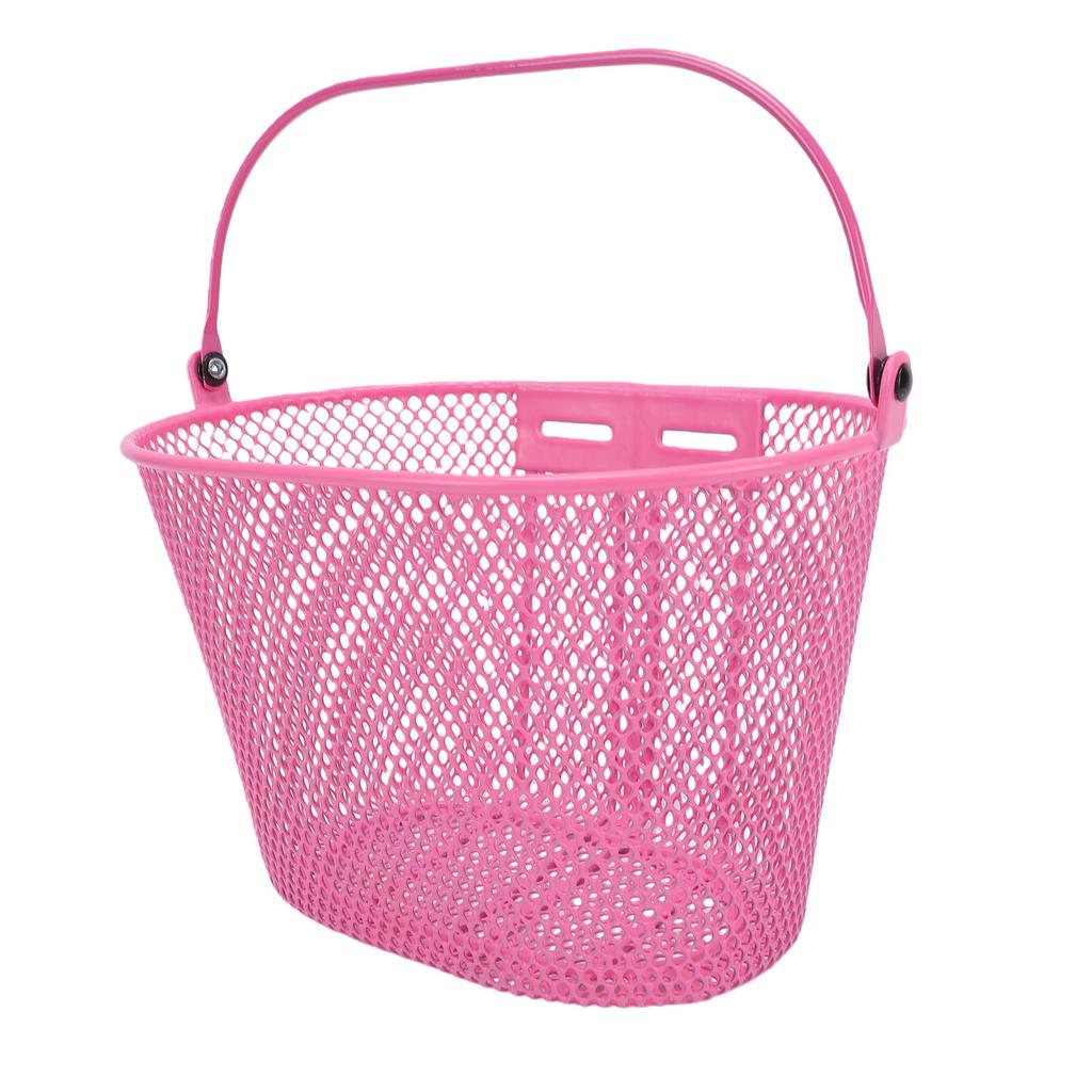 Kids Bike Basket with Handle for Boys Girls Front Cycling Basket for Most Tricycles Scooters