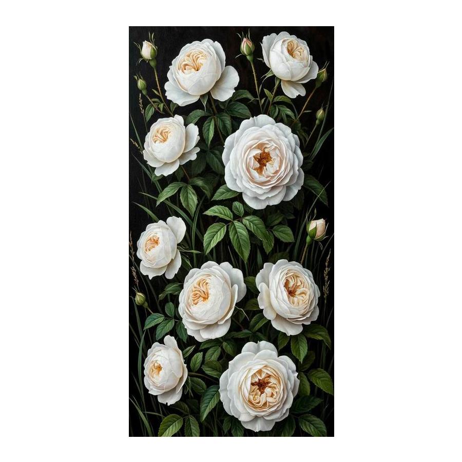Peony Rose Horseshoe Lotus Large Size Diamond Painting New Collection Colorful Flowers Diy Full Drill Rhinestone Embroidery Mosaic Cross Stitch Kits
