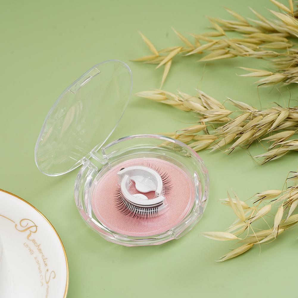 1Pair Reusable Self-Adhesive False Eyelashes, Full Strip Eyelash, Glue-Free, 3 Seconds To Wear Lashes Extension Beauty Supplies