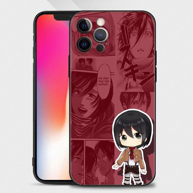 

Супер милый чехол для телефона «Атака Титанов» для Apple Iphone 14 13 12 11 Pro Max 13 12 Mini Xs Max Xr X 7 8 Plus 6 6s чехол For iPhone 12Pro Max