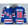 Mens Ice Hockey Jersey USA Team Embroidered Edition 2026 Custom Design Cotton Blend Performance Uniform