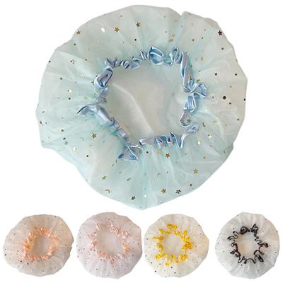 Praktische bedruckte Mütze, Kopfbedeckung, gemütliches Tragen, niedliche Bademütze, Motorhaube, Duschhaarabdeckung, Badezimmer-Accessoires, Duschhaube