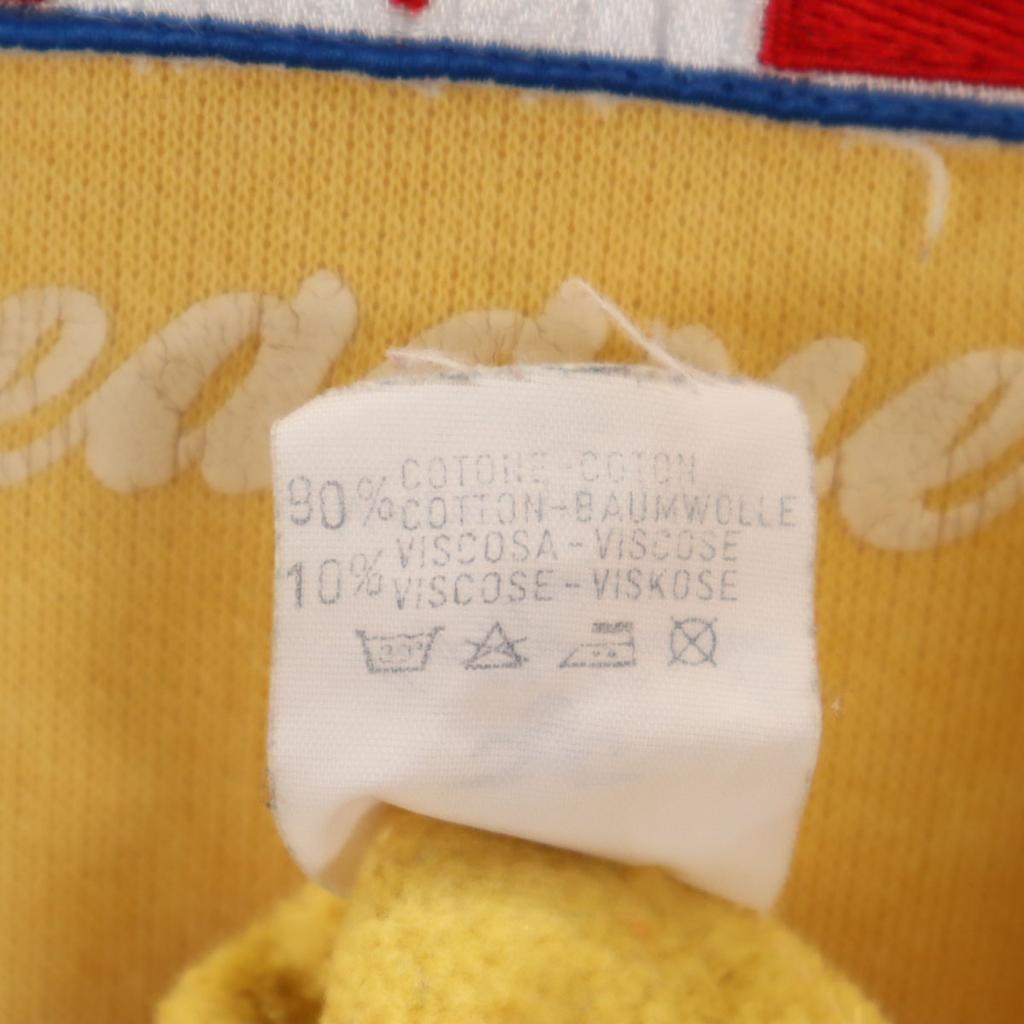 Kappa 90s Made in Italy Old Long sleeve sweat trainer 48 yellow Men's Used