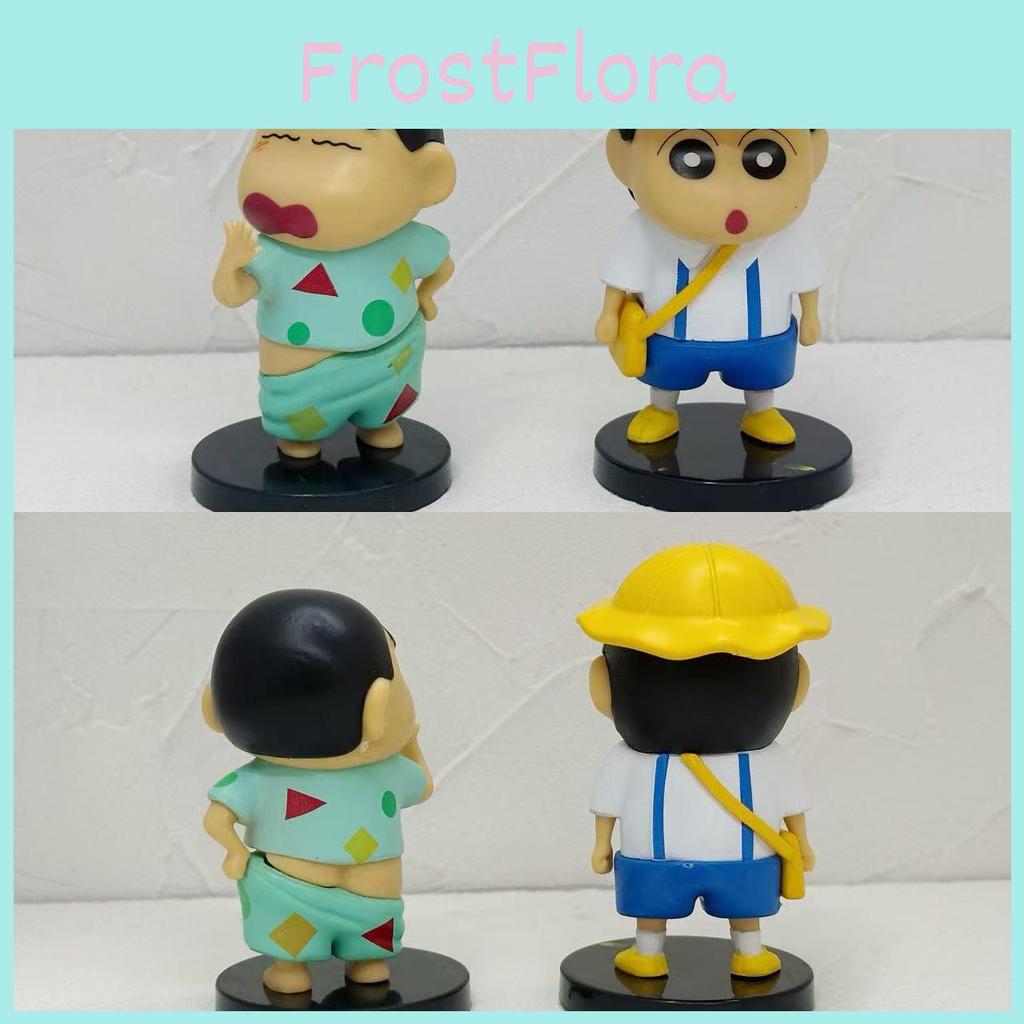 Crayon Shinchan Pvc Character Toy Model Set Ornament For Desk And Decor Room