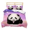 Panda Animal Bamboo Bed Three-Piece Quilt Cover 3D Digital Printing Kit Four-Piece Set