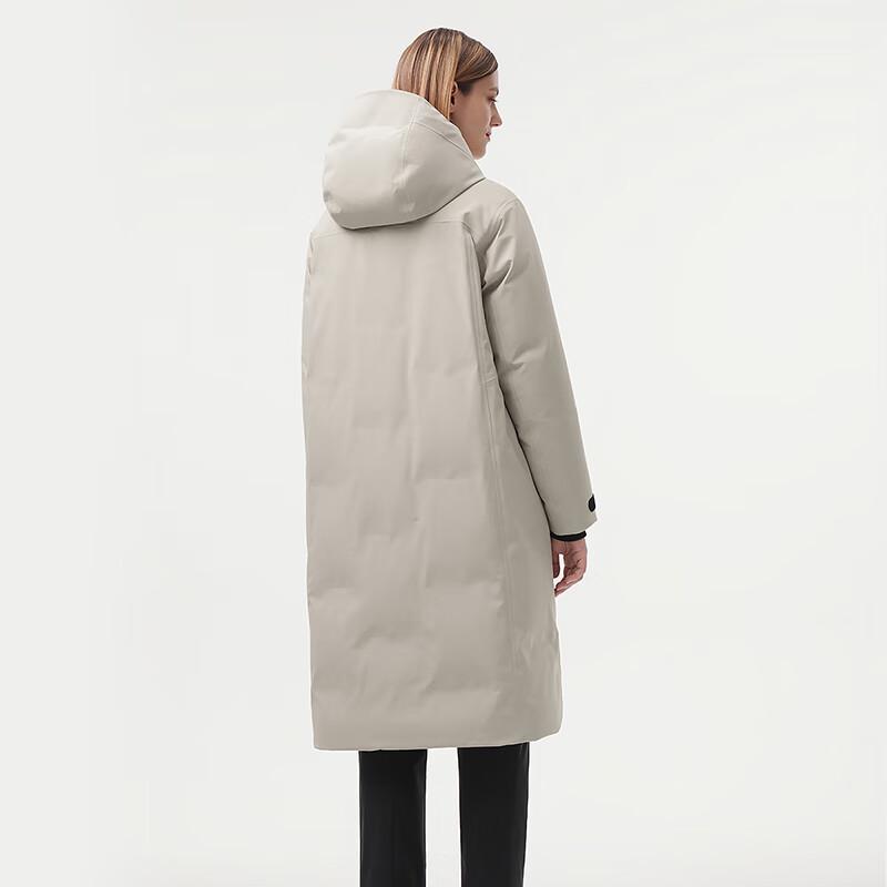 Tanboer Women's Long Hooded Goose Down Winter Coat