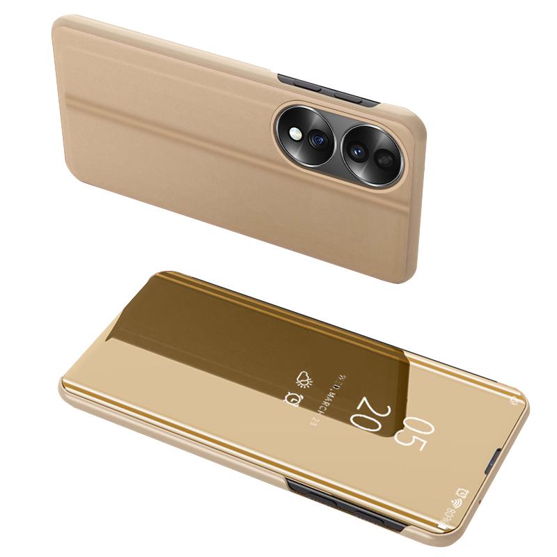 

For Honor X7b 4G/90 Smart PU Leather Case Flip Stand View Window Phone Protector E