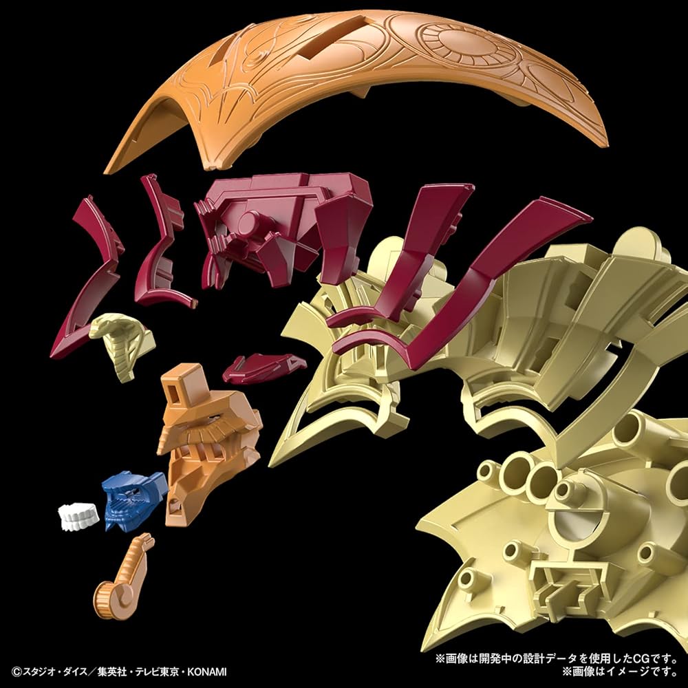 Bandai Spirits Figure-rise Standard Amplified Yu-Gi-Oh Duel Monsters Exodia Color-Coded Plastic Model Kit
