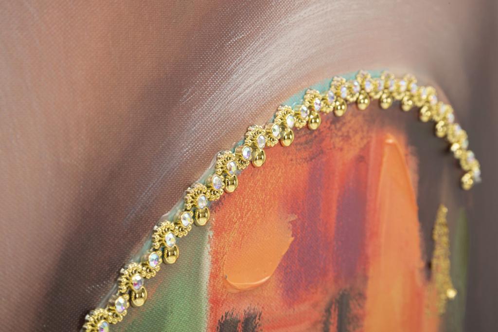 Painting With Frame Deva -B- Cm 82X4,5X122