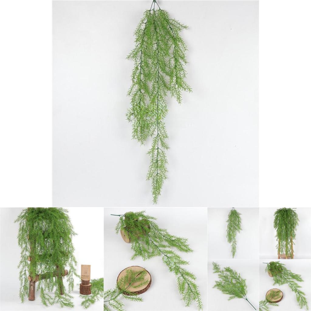 Pine Needle Wall Hanging Artificial Plants For Home Decor And Wedding Events