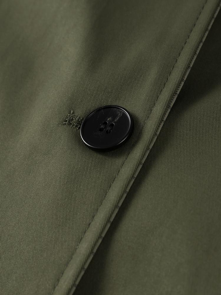 Damen V-förmiger Übersetzungs-Langarm-Einreiher-Mantel