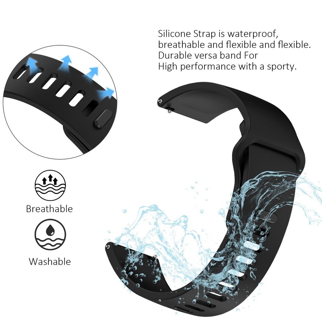 Smooth Silicone Watch Band & TPU Full Cover Soft Case for Amazfit Active Max Secure Buckle Sport Strap Set