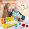 Matching Smart  Eggs Toy  For Kids  3D Puzzle Montessori Learning Education Toys Color Shape Sorter Game  Easter Egg Gifts