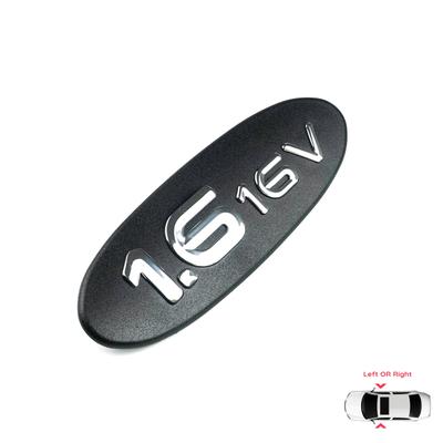 BSP573 Black 1.6 16V Logo Badge Monogram Emblem for Renault Megane MK1 I 1996-2004 Scenic JA0/1 1996-2001 RX4 7700432873
