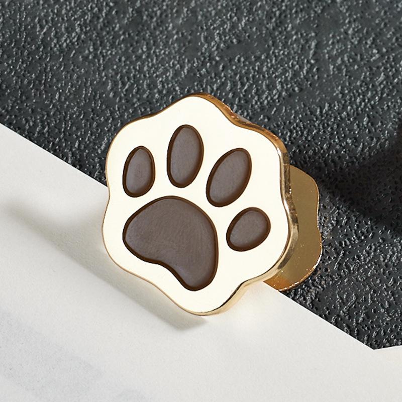 New 1/4pcs Metal Cat Paw Binder Clips Bill Binder Clip Foldback Notes Letter File Paper Clip Binding Securing Clip Office School
