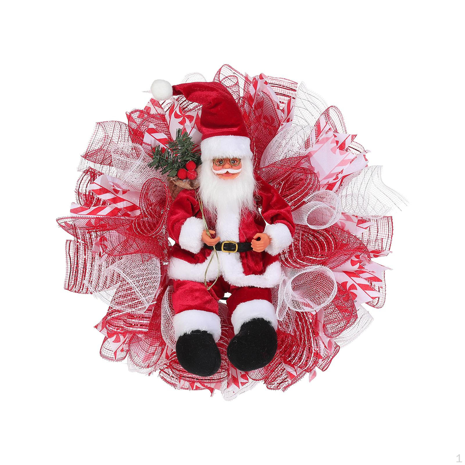 

Рождественский венок Украшение для дома Гирлянда для двери Рождество для красный