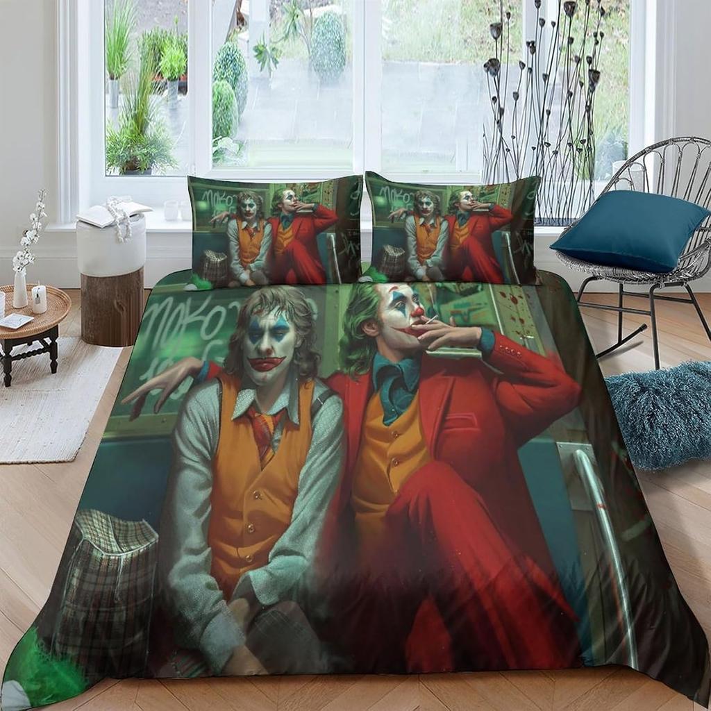Joker Origin Film Bettwäsche Sets Exquisites Bettwaren Set Joker Romeo Bettdecke Set Bettwäsche Set Luxuriöses Geburtstagsgeschenk