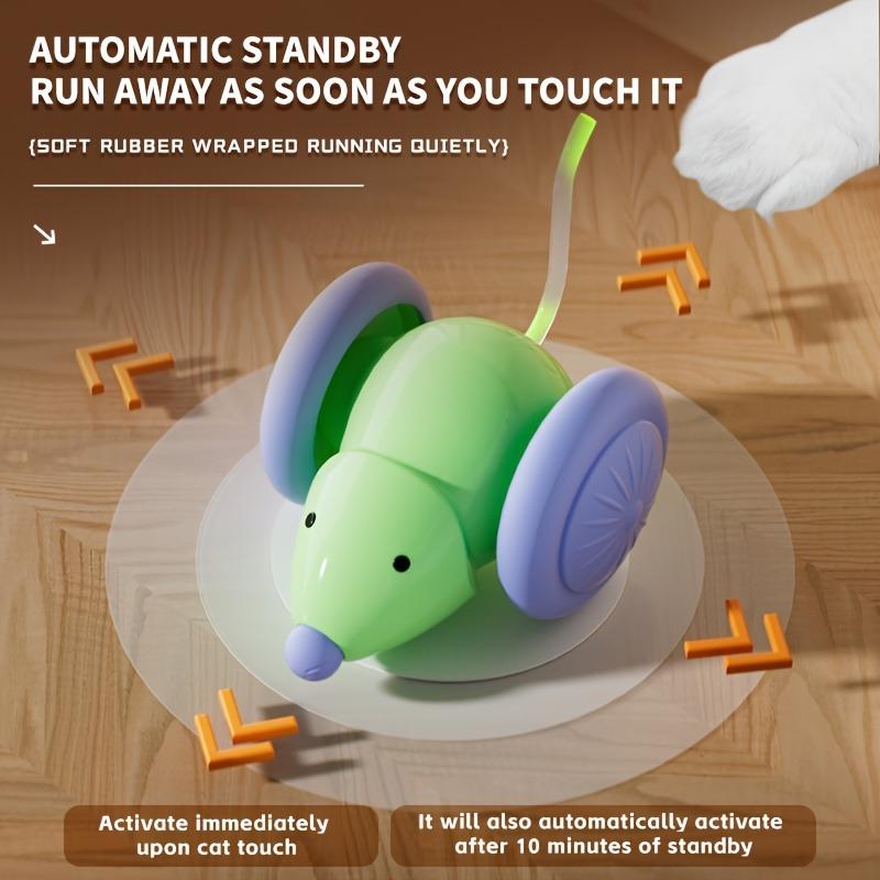 Cat Mouse Car Toy, Relieve Boredom, Interact, Consume Energy Electric Toy