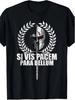 Wenn du Frieden willst, bereite dich auf den Krieg vor. Lateinisches Weisheitsmotto T-Shirt Herren Bedrucktes Kurzarmhemd Übergröße Herrenbekleidung - M...